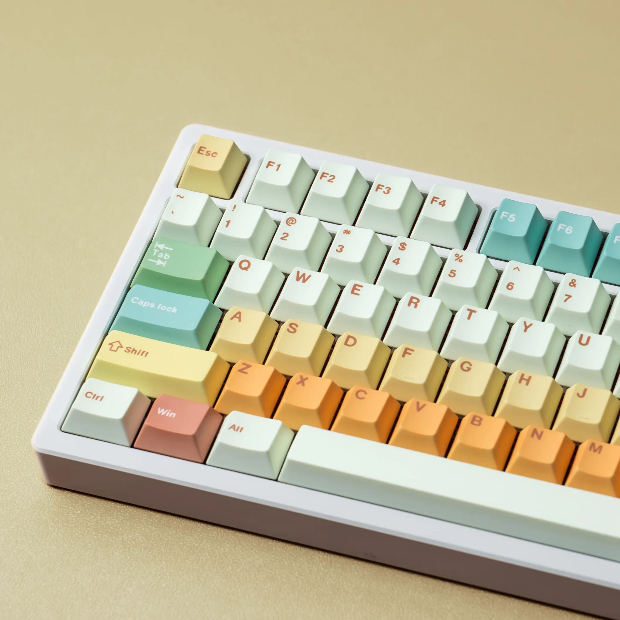 Set de Keycaps PBT Profil Cherry ISO - Sublimation Thermique - Multilingue (FR/DE/ES/KR/RU) - Compatible Rainy75 - Image 4
