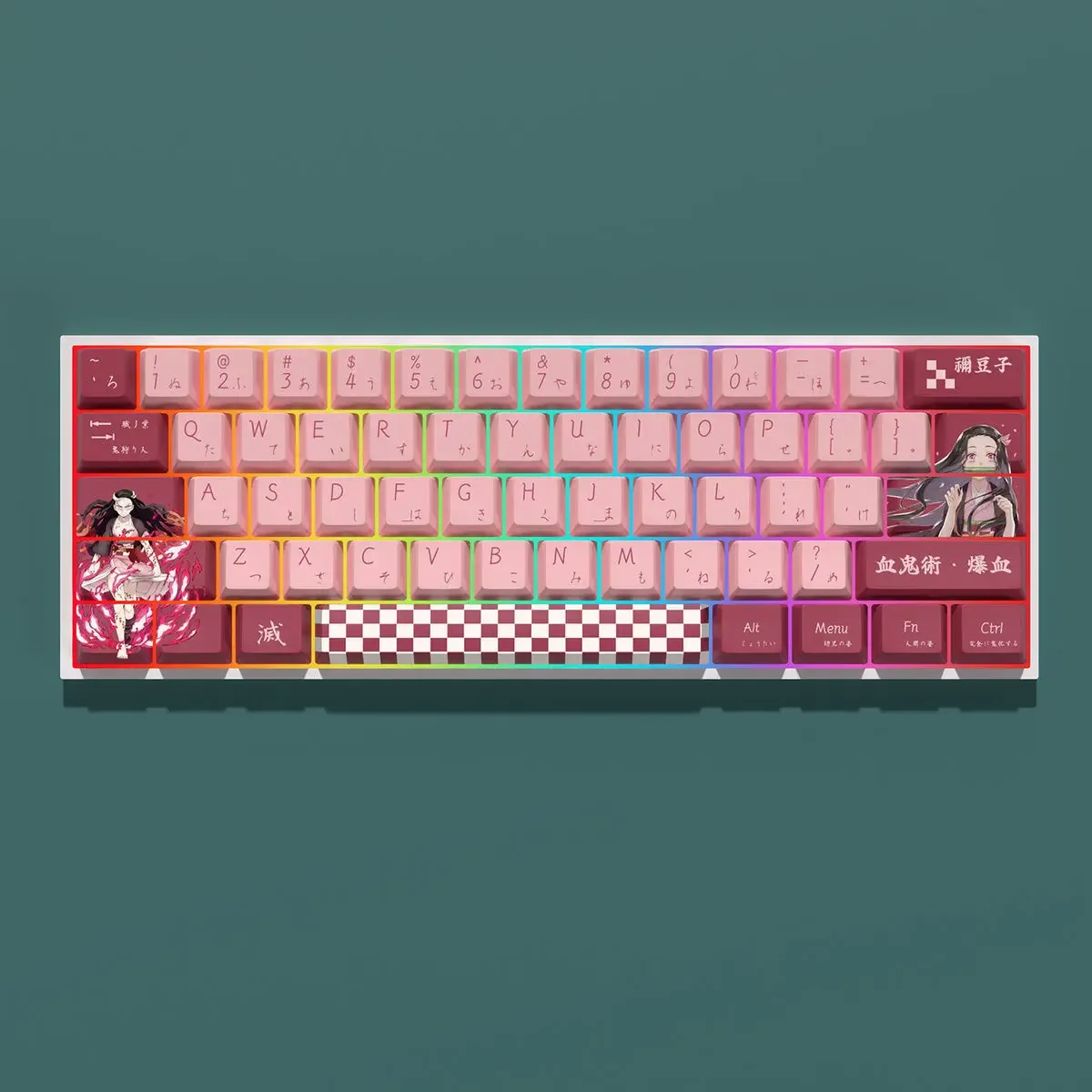 Detail Mitsuri Keycaps 2