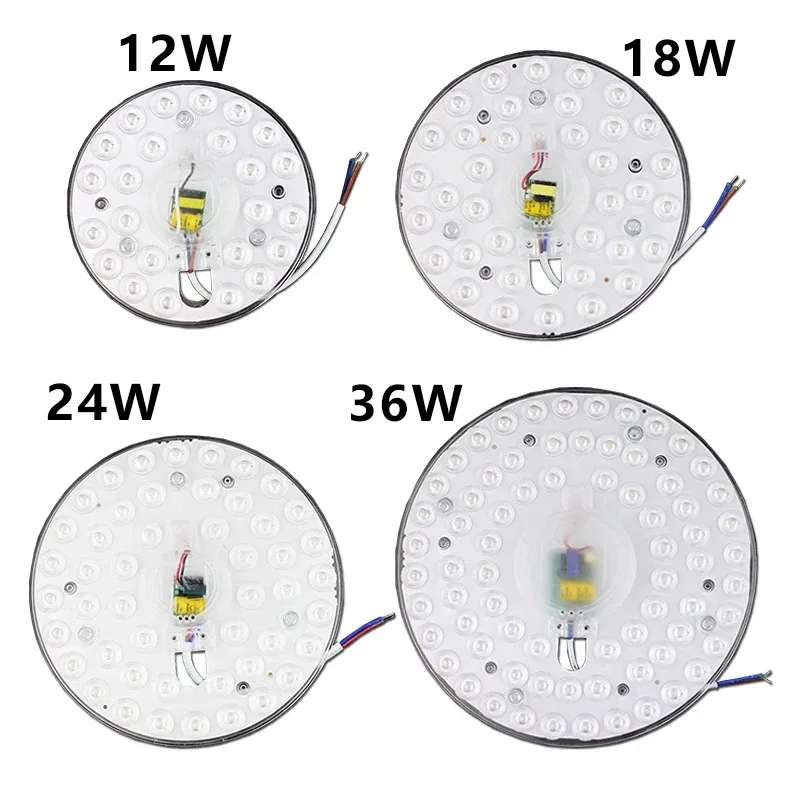 Panneau LED circulaire pour plafonnier, 12W à 36W, 220V-240V - Image 1