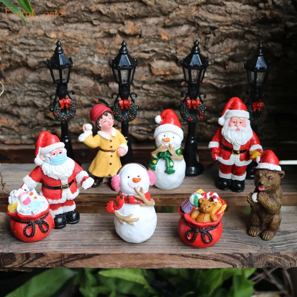Lampadaire miniature à LED pour village de Noël - Image 5
