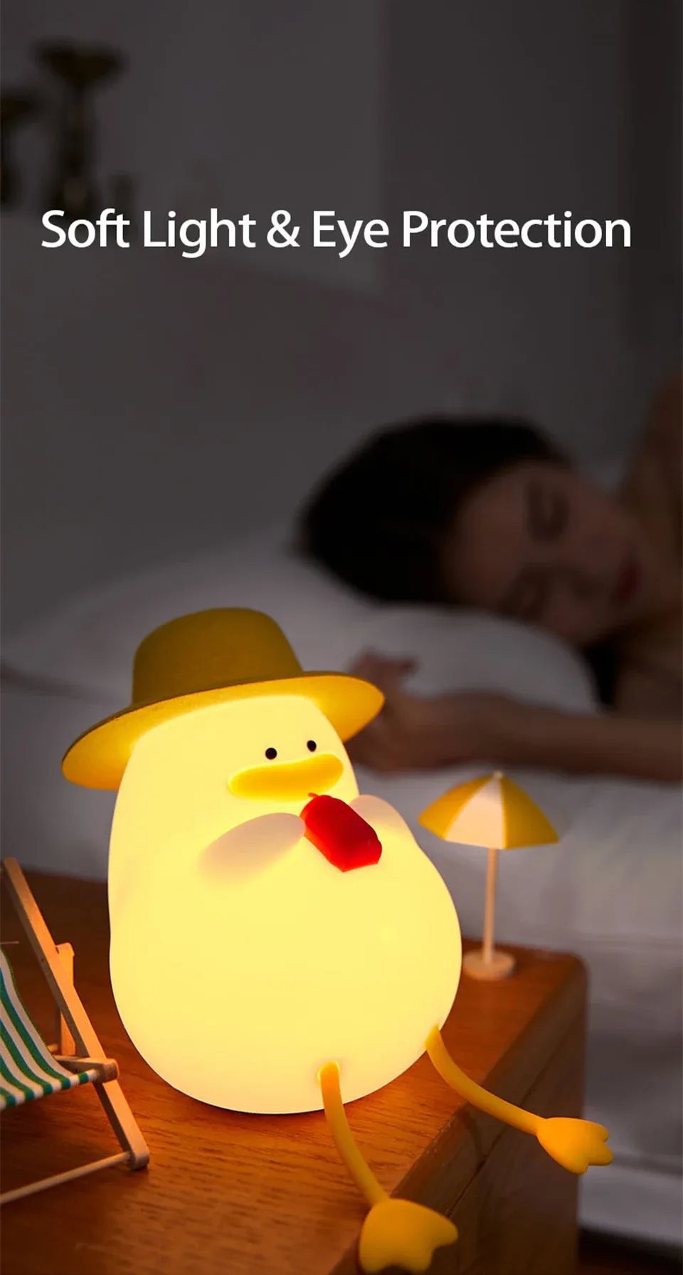 Canard avec bonnet