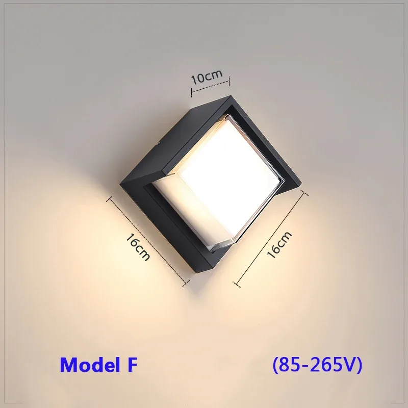 Applique murale LED extérieure IP65 avec détecteur de mouvement 11