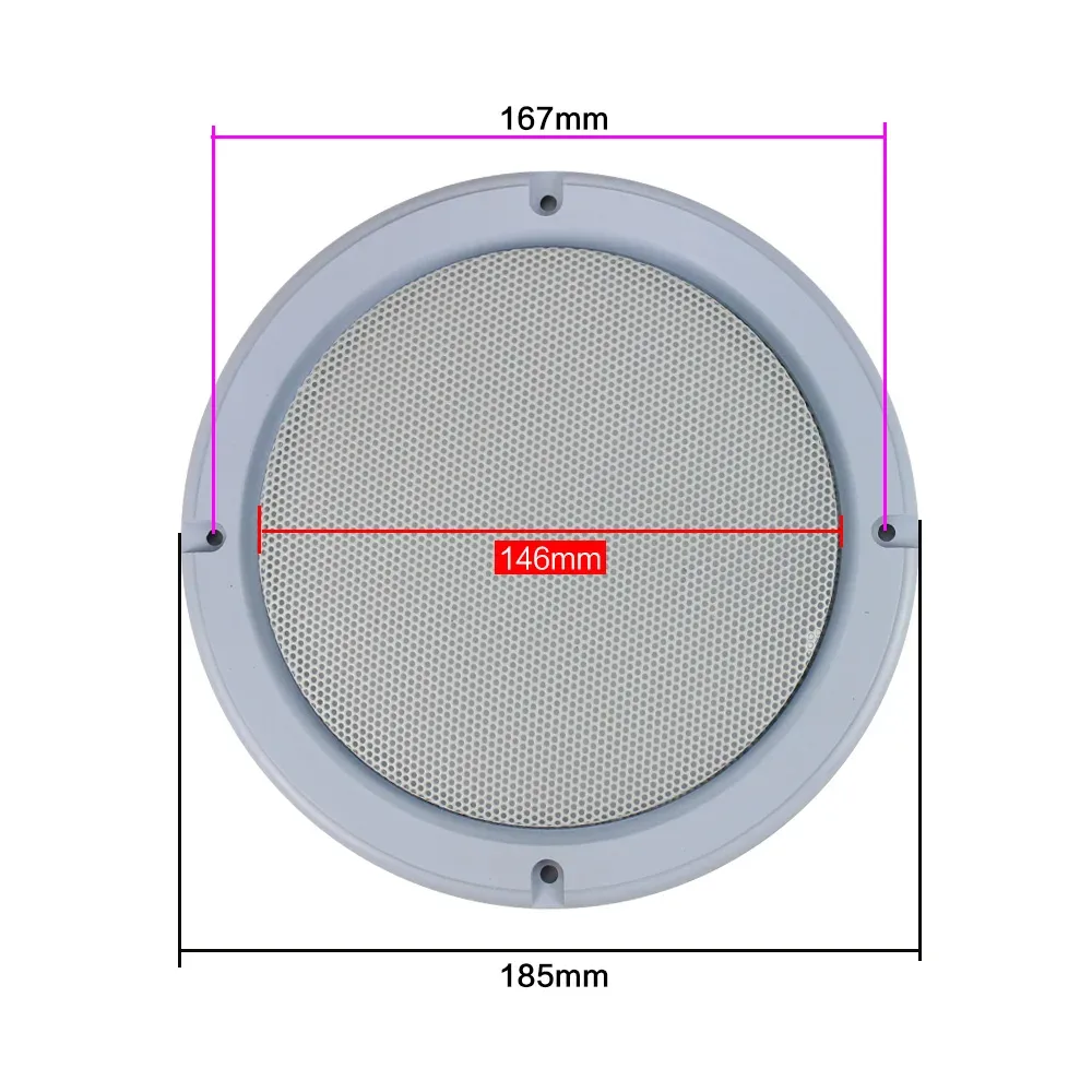 Paire de grilles de protection blanches pour haut-parleur GHXAMP (4 ou 6,5 pouces) - Image 6
