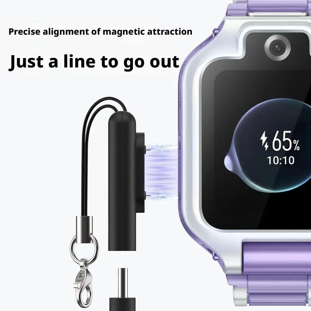 Câble de charge USB-C format porte-clés pour Huawei Band 6/7/8/9/10, Watch Fit 2/3 et Watch 4 Pro - Image 3