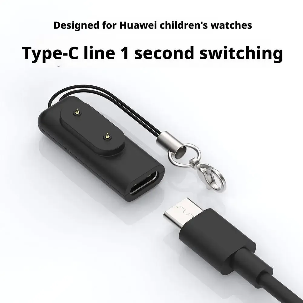 Câble de charge USB-C format porte-clés pour Huawei Band 6/7/8/9/10, Watch Fit 2/3 et Watch 4 Pro - Image 4