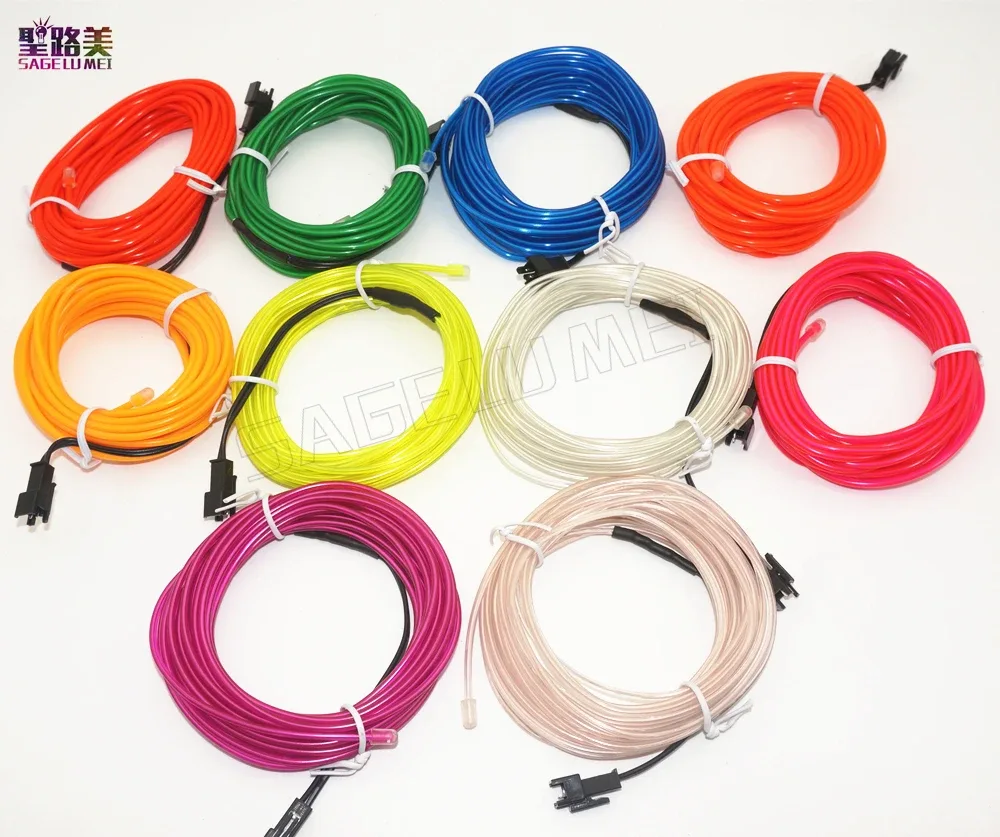 Variété de couleurs EL Wire
