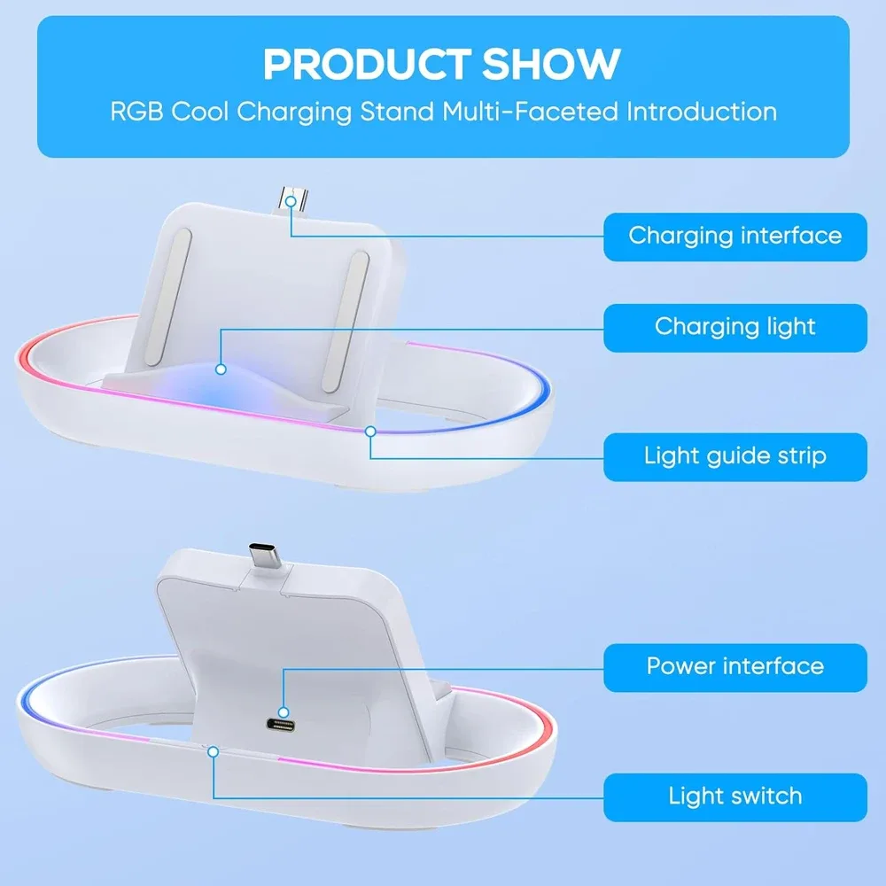 Station de recharge RGB S6 pour PlayStation 5 et PlayStation Portal - Image 6