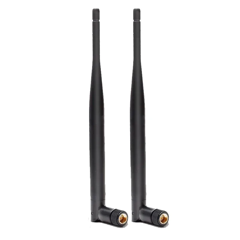 Lot de 2 antennes Wi-Fi et Bluetooth 2,4 GHz à gain élevé avec connecteur SMA - Image 1