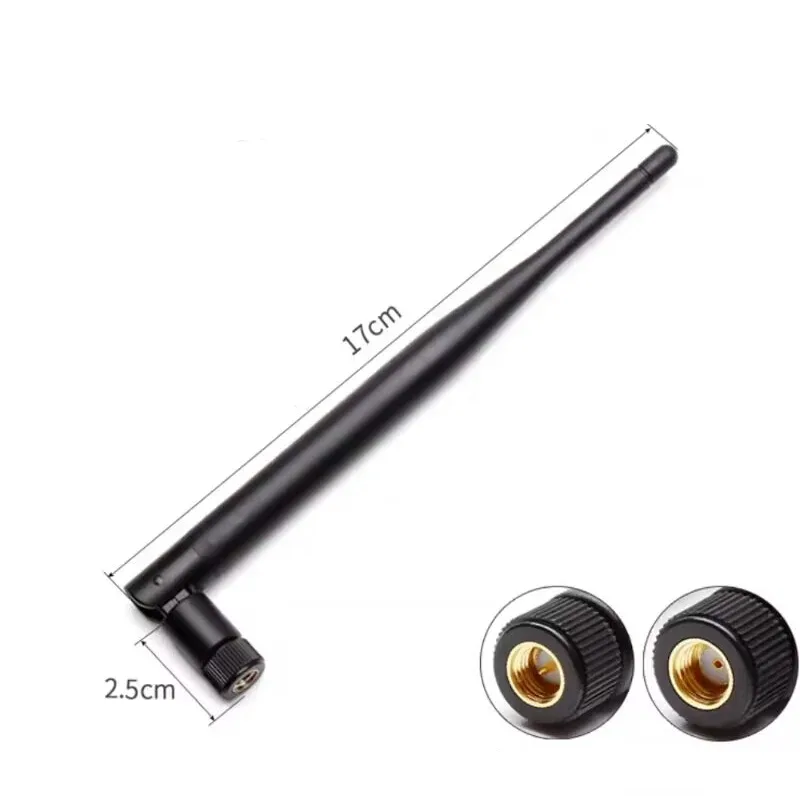 Lot de 2 antennes Wi-Fi et Bluetooth 2,4 GHz à gain élevé avec connecteur SMA - Image 3