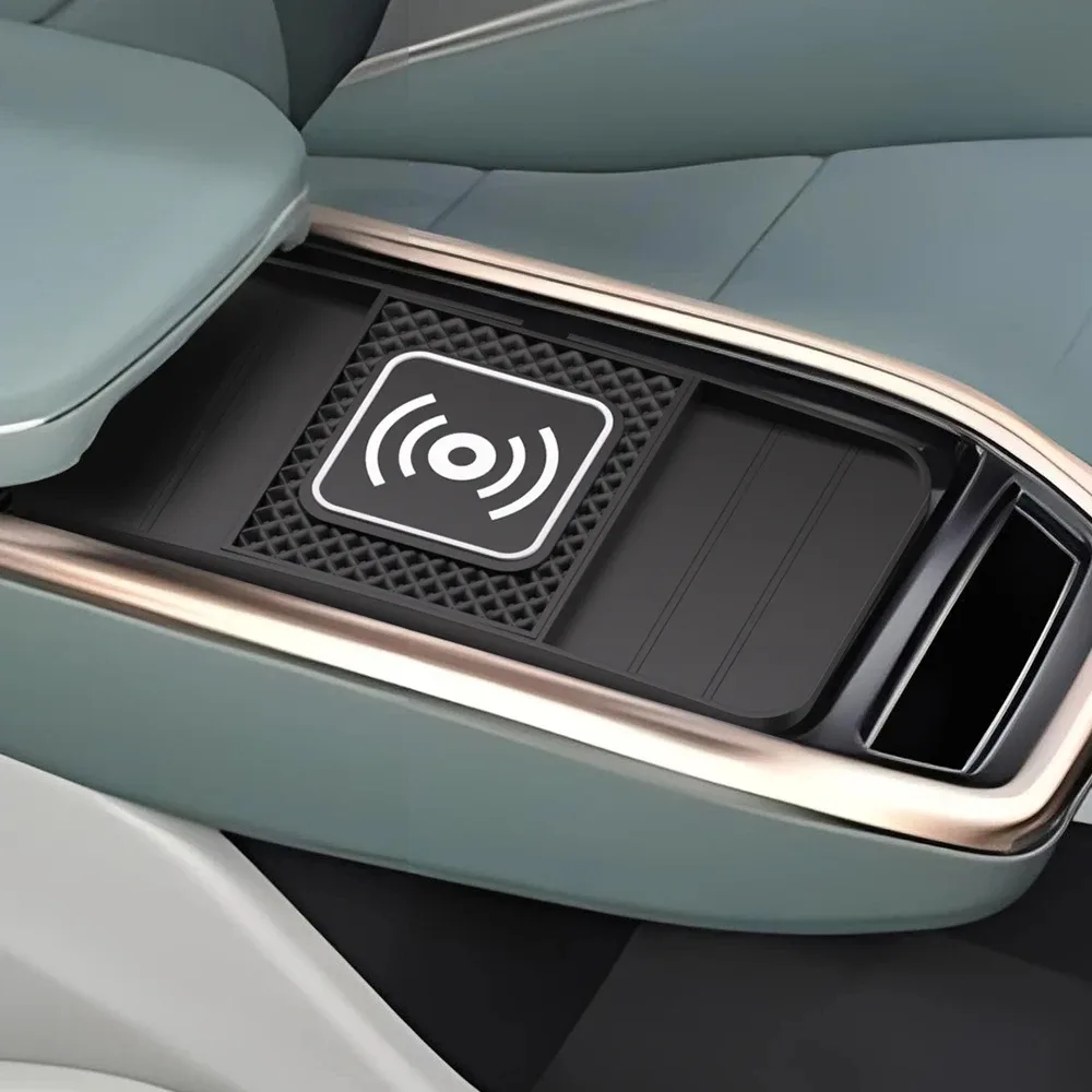 Chargeur sans fil rapide 15W avec tapis antidérapant pour voiture - Image 2