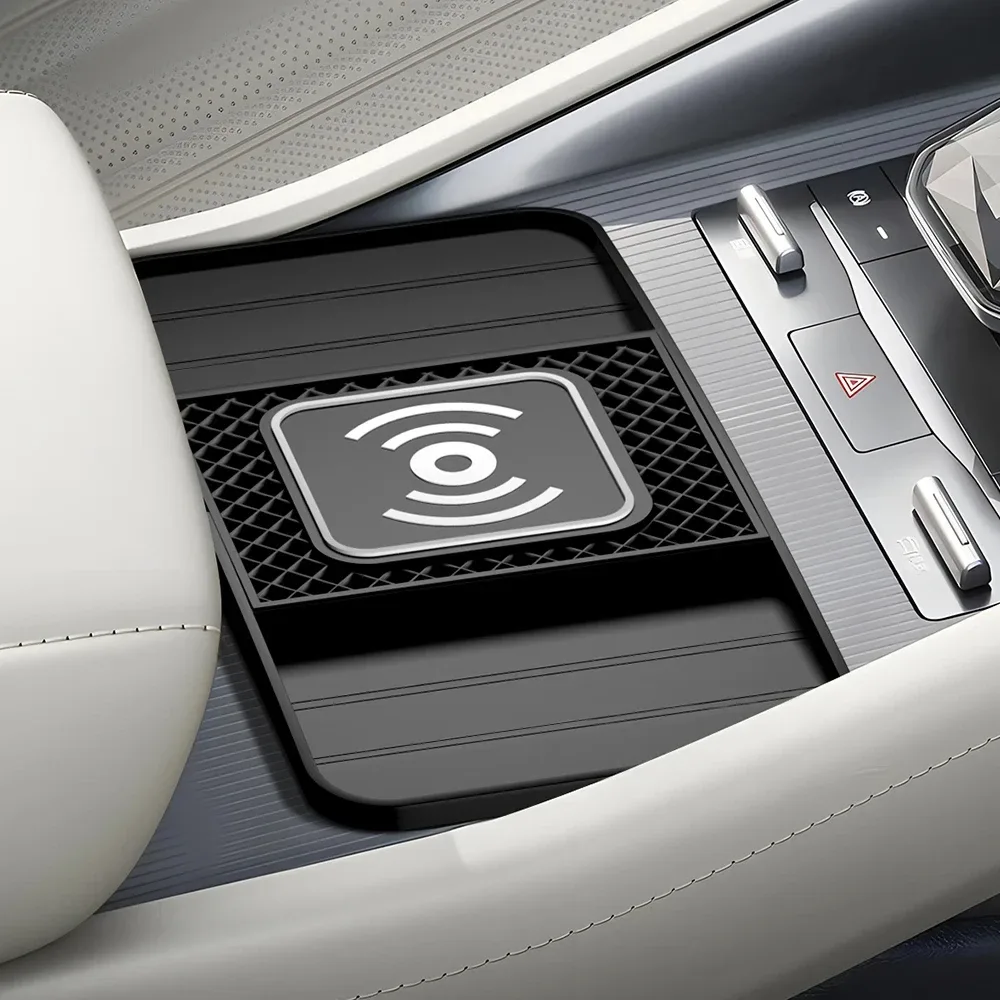Chargeur sans fil rapide 15W avec tapis antidérapant pour voiture - Image 3