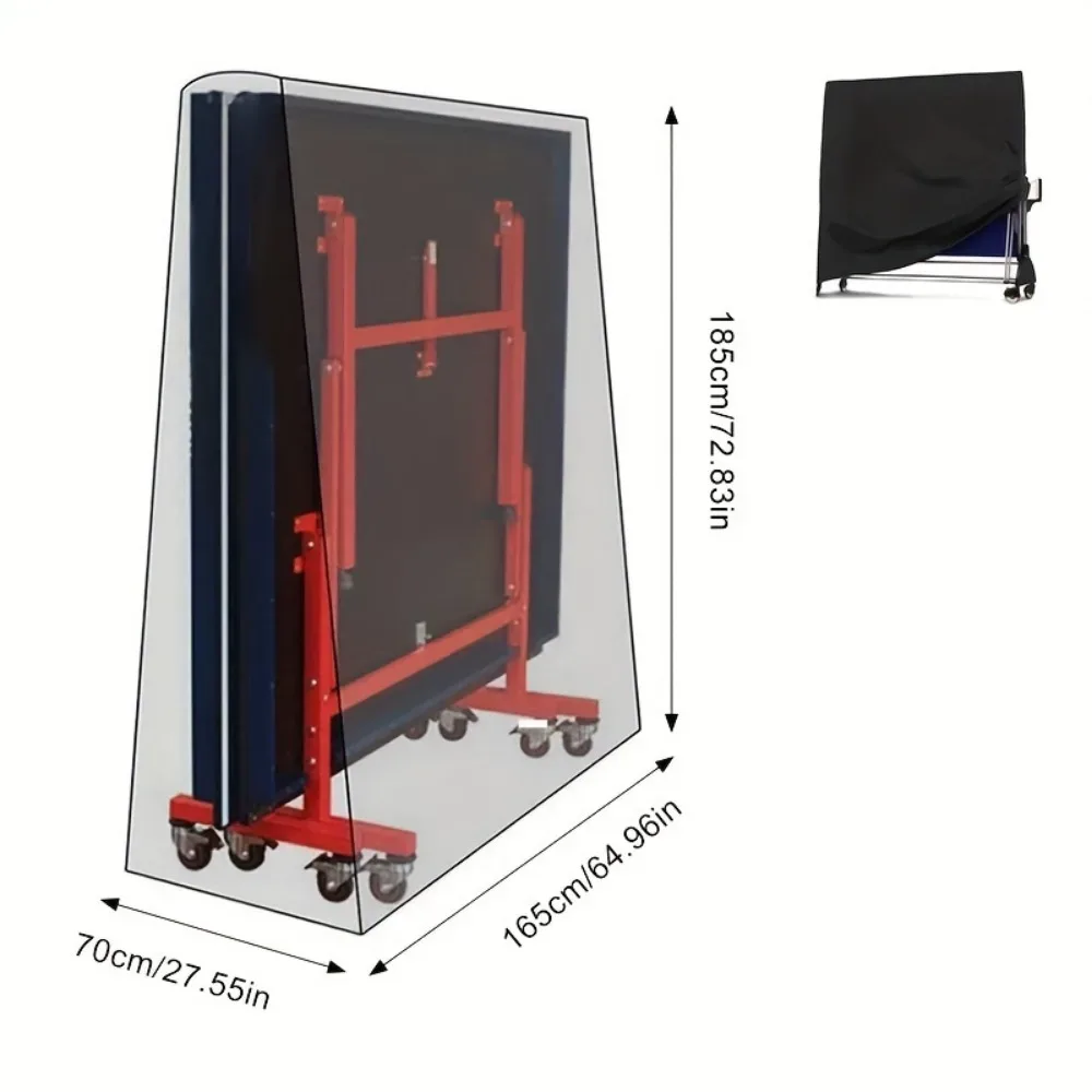 Housse de protection pour table de tennis de table - Imperméable, anti-poussière et anti-UV - Image 4