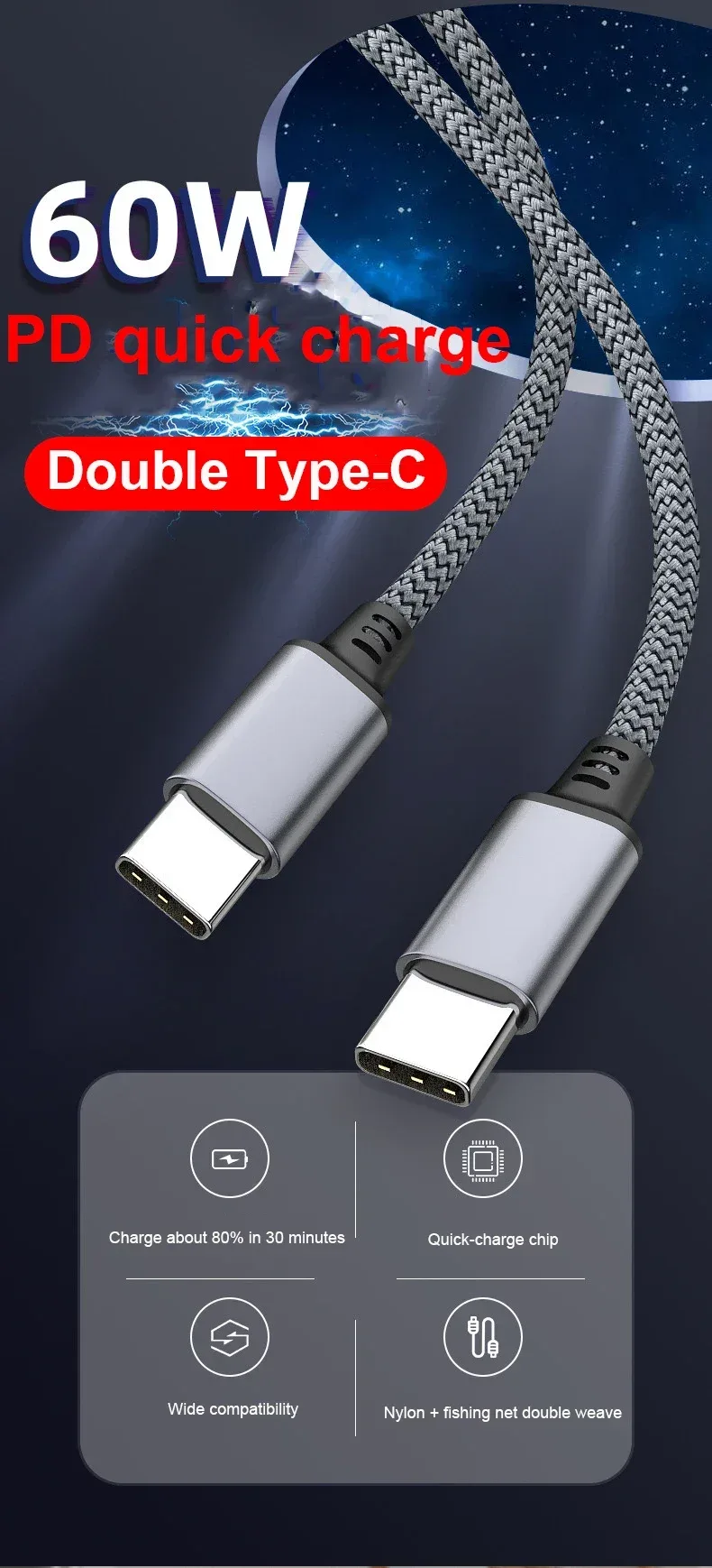 Présentation Câble USB-C 60W