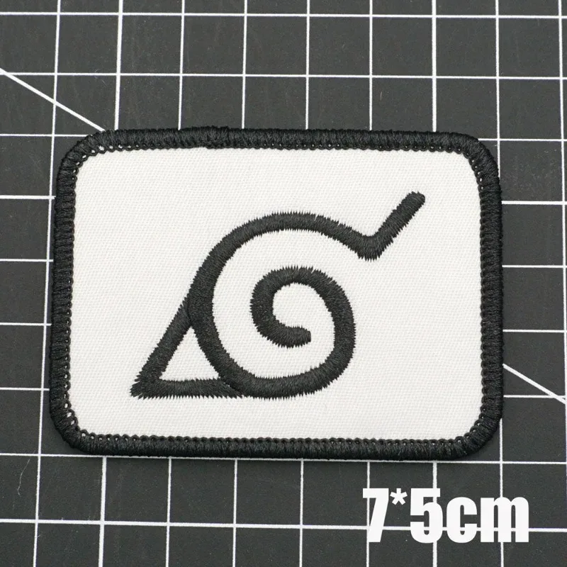 Écusson brodé Naruto à velcro pour vêtements et sacs - Image 2