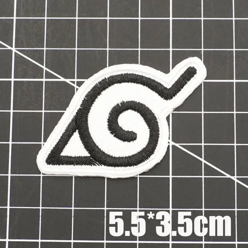 Écusson brodé Naruto à velcro pour vêtements et sacs - Image 6