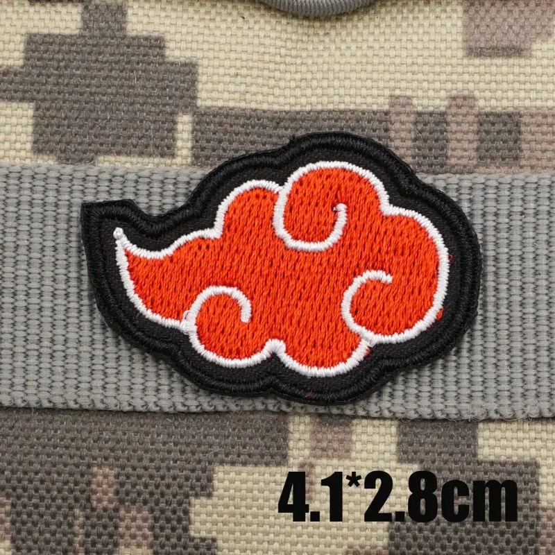 Écusson brodé Naruto à velcro pour vêtements et sacs - Image 3