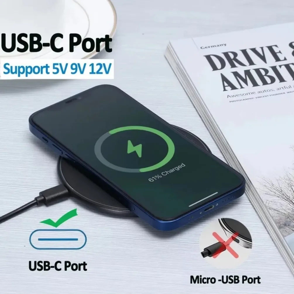 Station de charge rapide sans fil pour iPhone, Samsung et Xiaomi 2