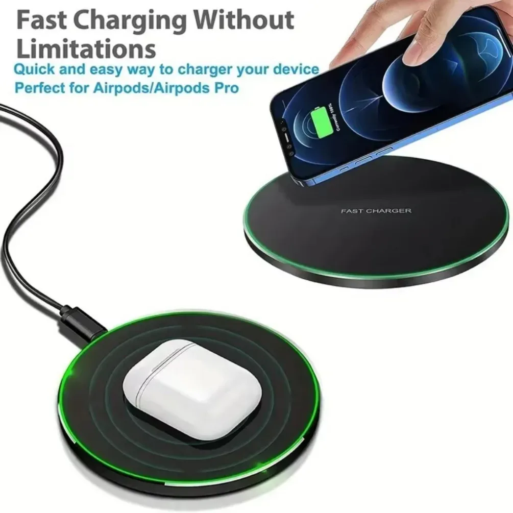 Station de charge rapide sans fil pour iPhone, Samsung et Xiaomi 3