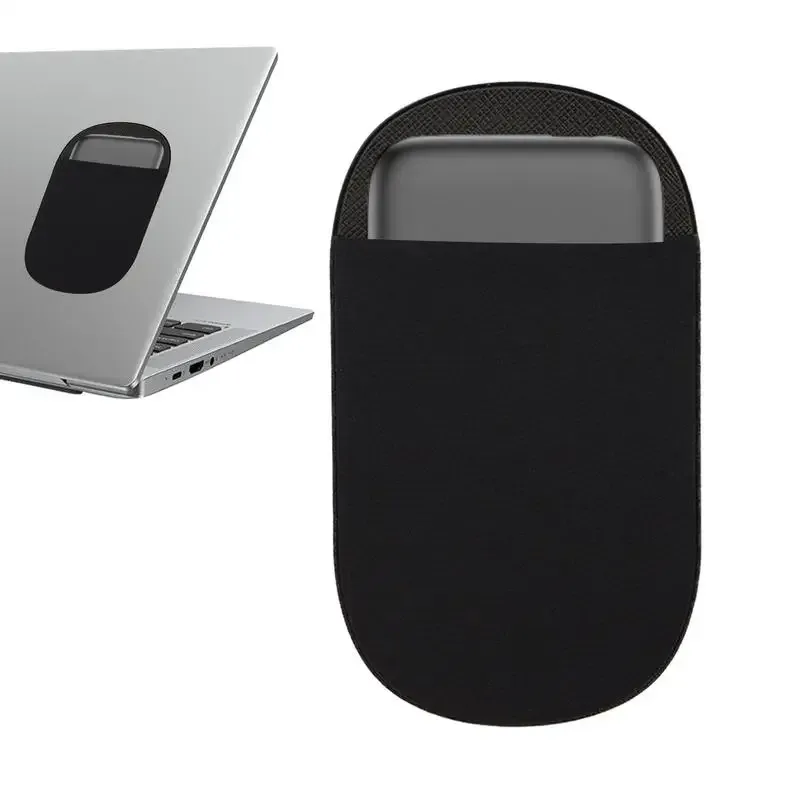 Pochette de rangement adhésive et repositionnable pour accessoires d'ordinateur portable et tablette - Image 1