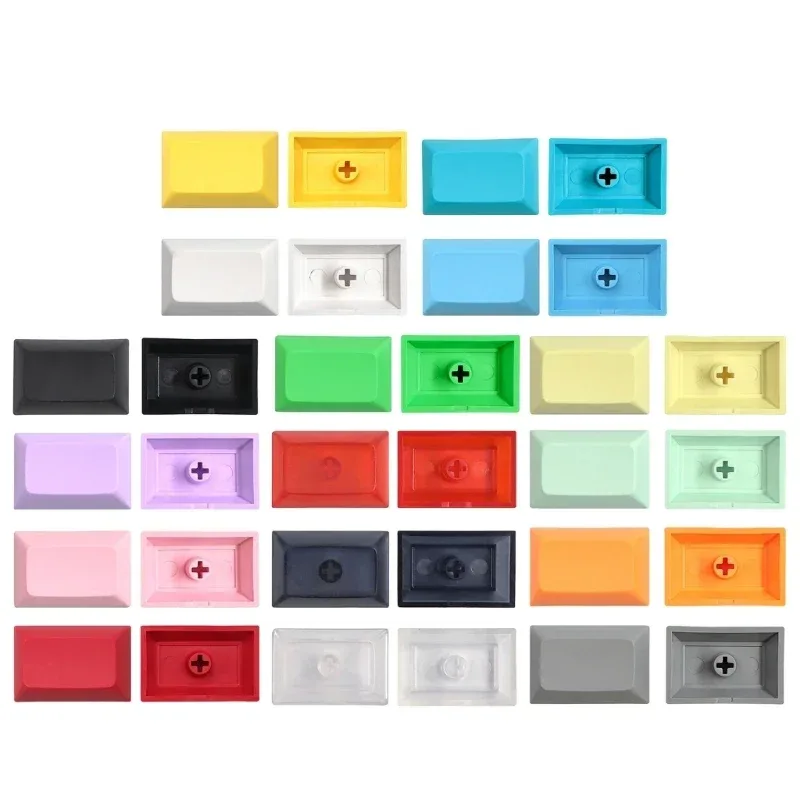 Lot de 10 touches DSA en PBT blanc - Format 1.5U - Touches vierges pour clavier mécanique - Image 1