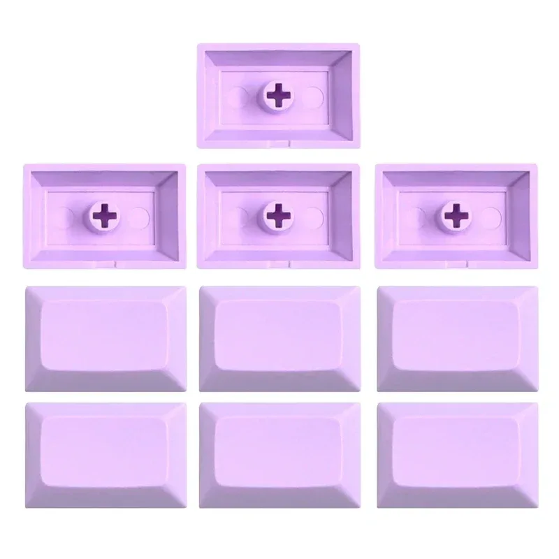 Lot de 10 touches DSA en PBT blanc - Format 1.5U - Touches vierges pour clavier mécanique - Image 5