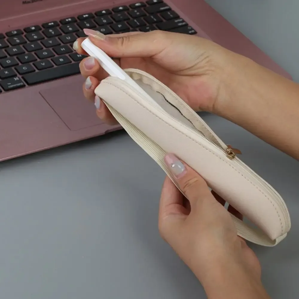 Étui porte-stylo en cuir PU avec bande élastique pour carnet - Image 4