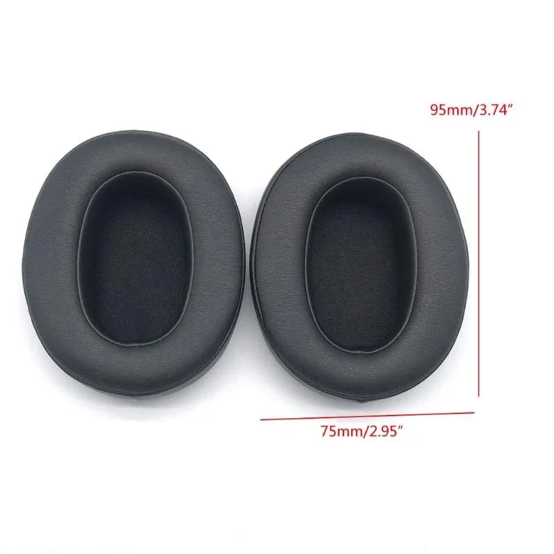 Coussinets de remplacement en cuir et mousse à mémoire de forme pour Sony WH-XB900N - Image 5