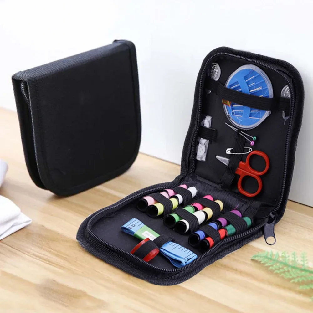 Kit de couture portable avec 14 bobines de fil - Image 2