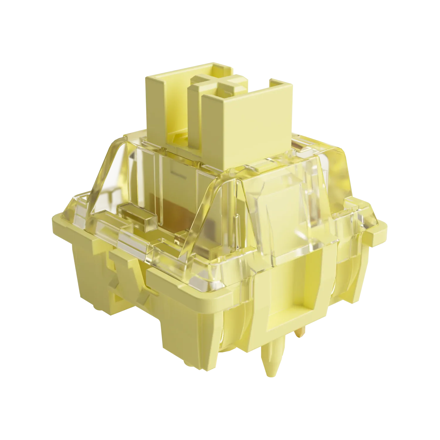 Akko V3 Pro Cream Yellow - Switches Linéaires, Tige Anti-Poussière, 5 Broches, 50gf, 45 pièces - Image 1