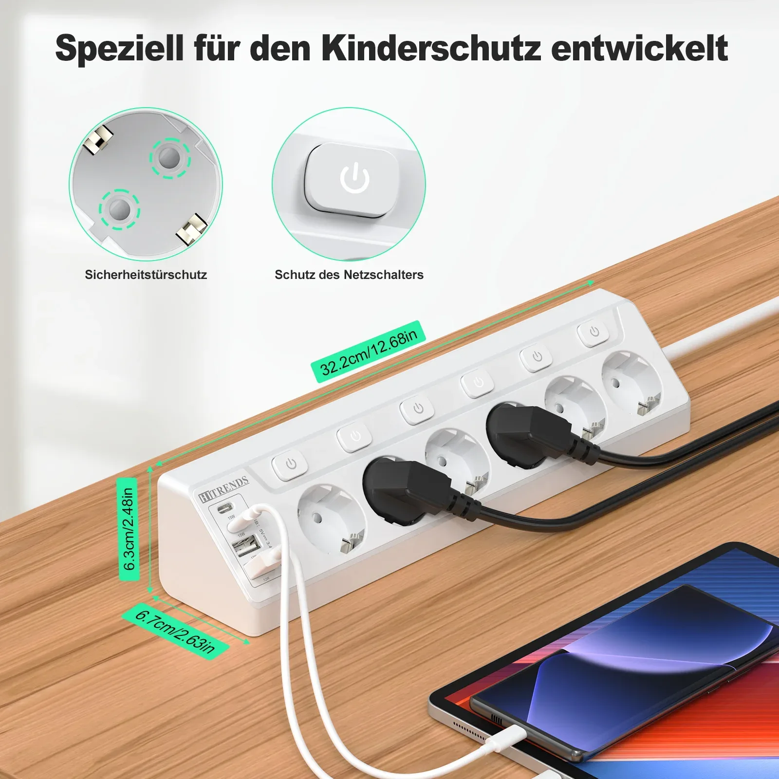 Détails des ports USB