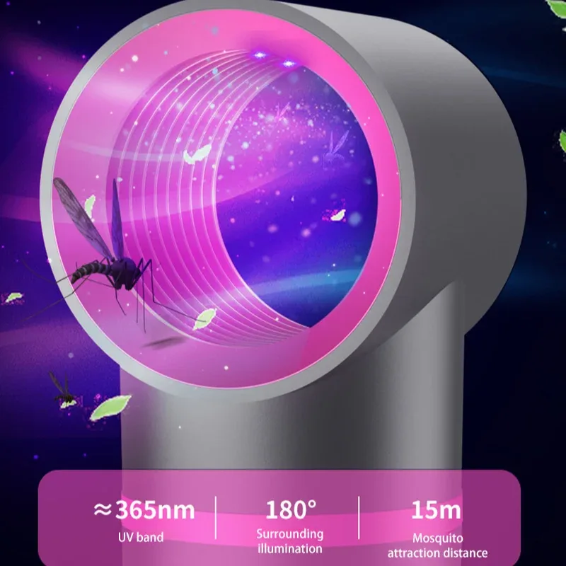 Lampe Anti-Moustique Électrique USB - Piège à Insectes Portable et Silencieux - Image 6