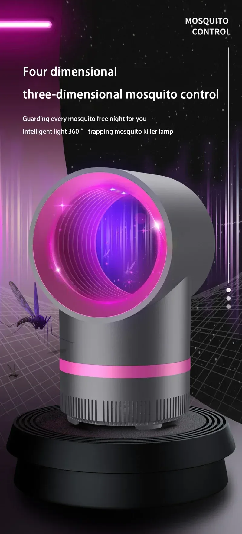 Lampe anti-moustique 2025