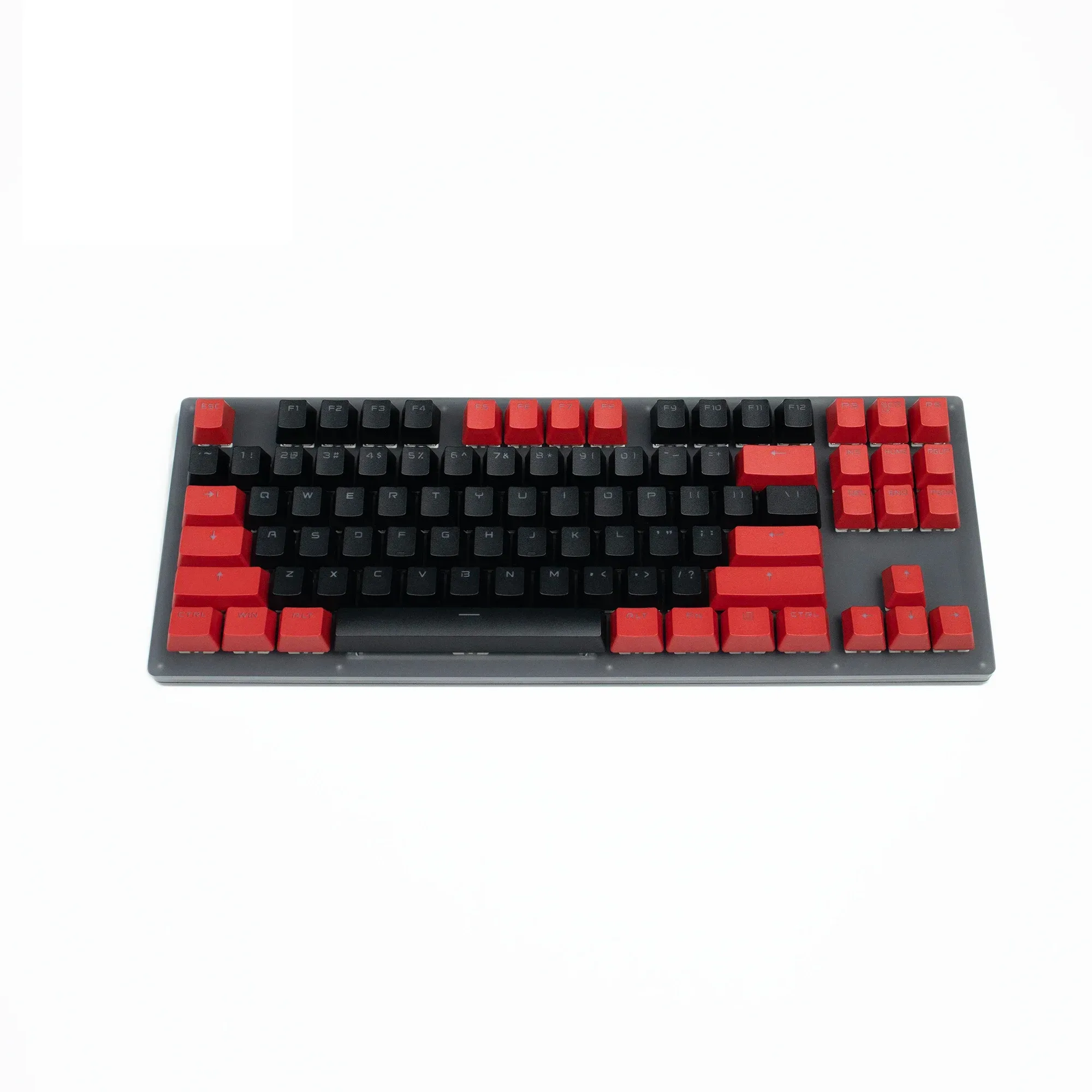 Set de 104 touches PBT double injection - Profil OEM - Blanc et Cyan - Rétroéclairé - Image 6