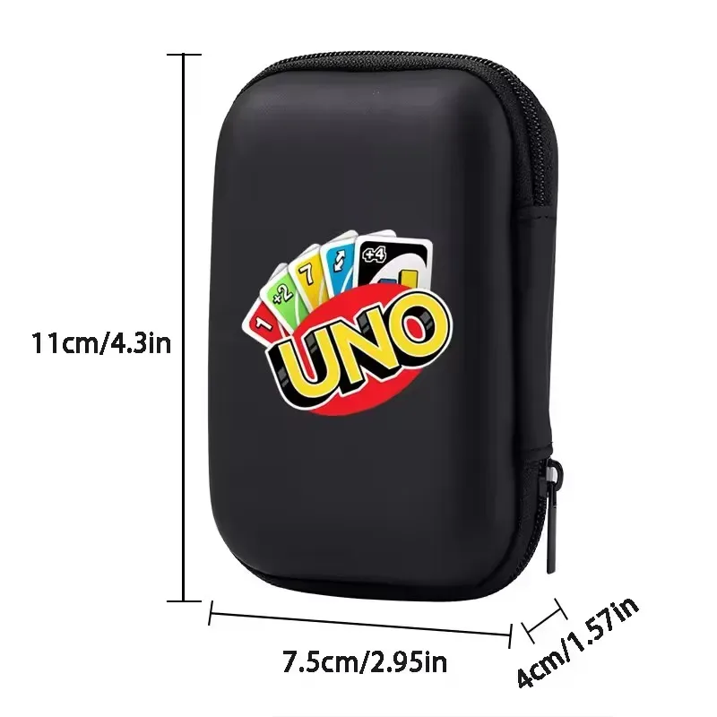 Étui de rangement zippé pour cartes UNO avec mousqueton - Image 3