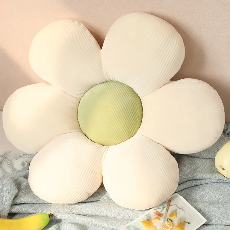 Coussin décoratif en forme de fleur (Tournesol et Marguerite) - 40 cm - Image 6