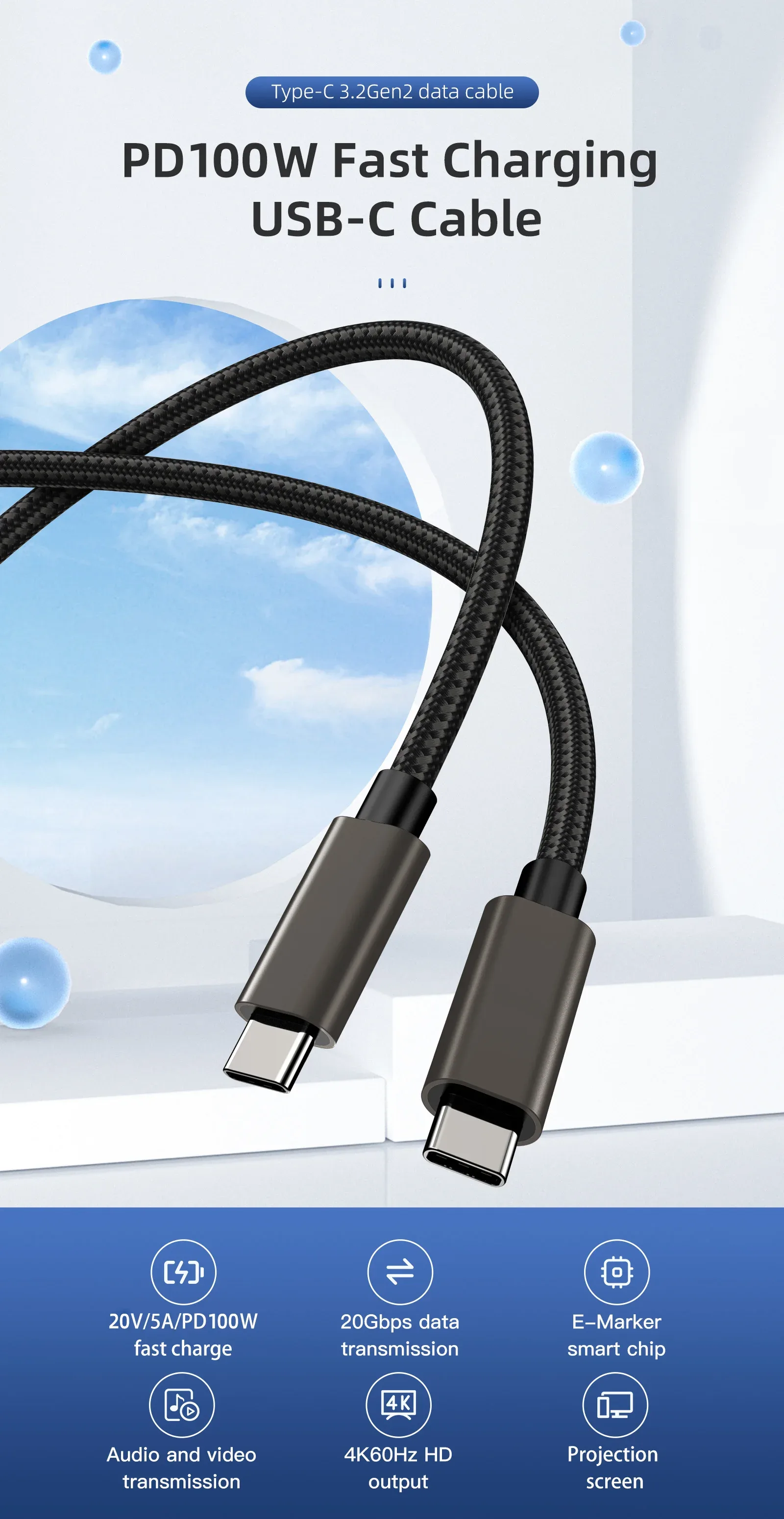 Câble USB-C Haute Performance
