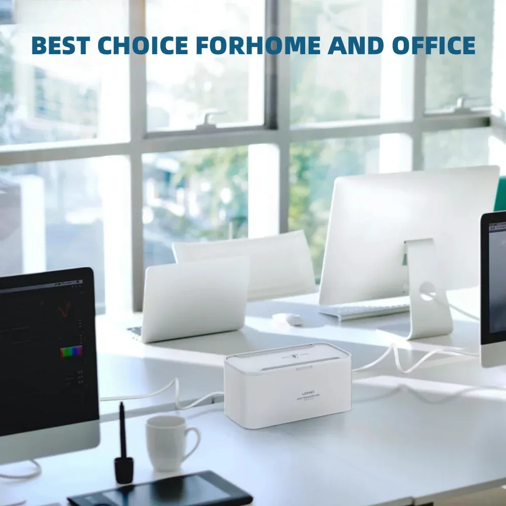 LDNIO Boîtier Multiprise Parafoudre avec 3 Ports USB et Rallonge 2m - Image 6