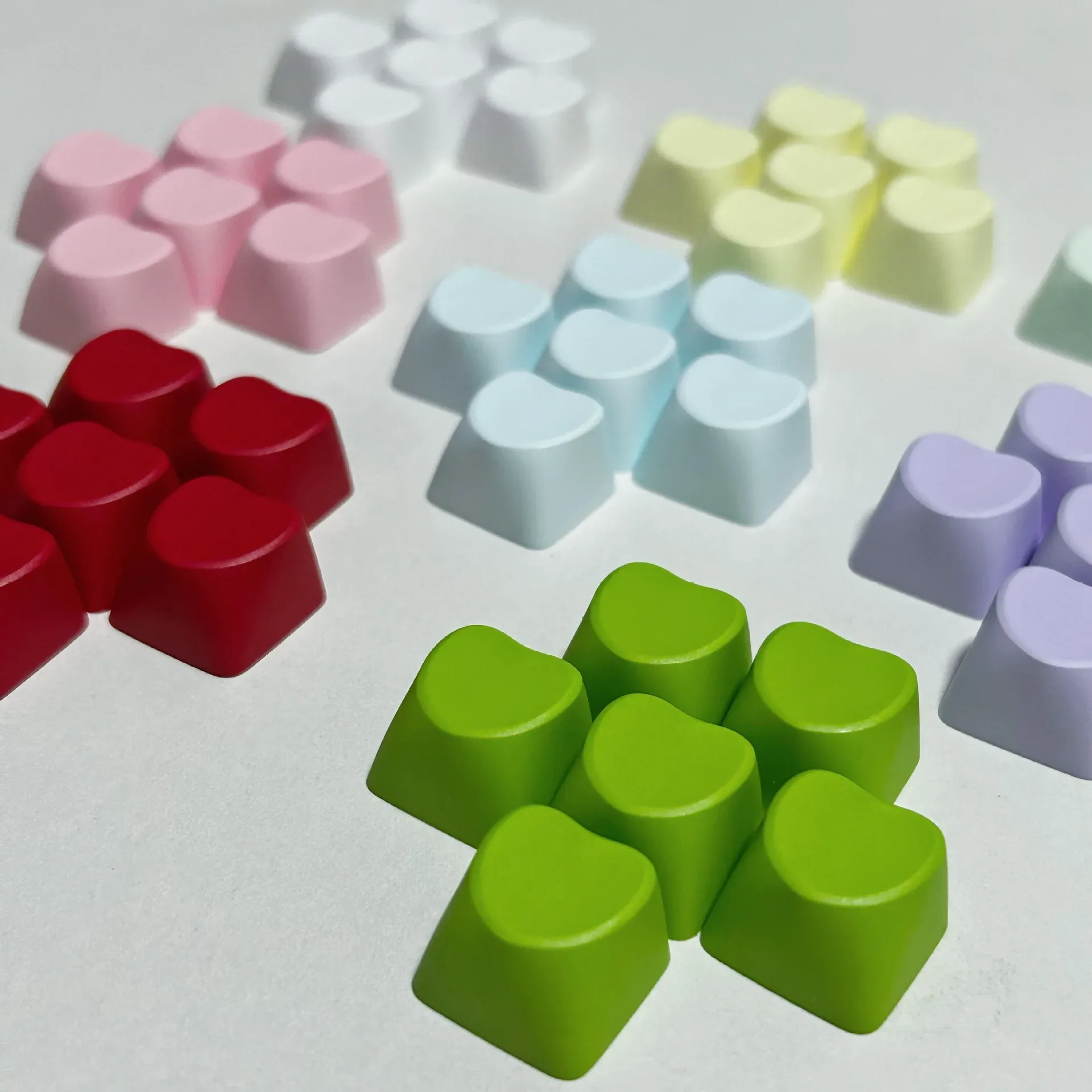 Keycaps en forme de cœur