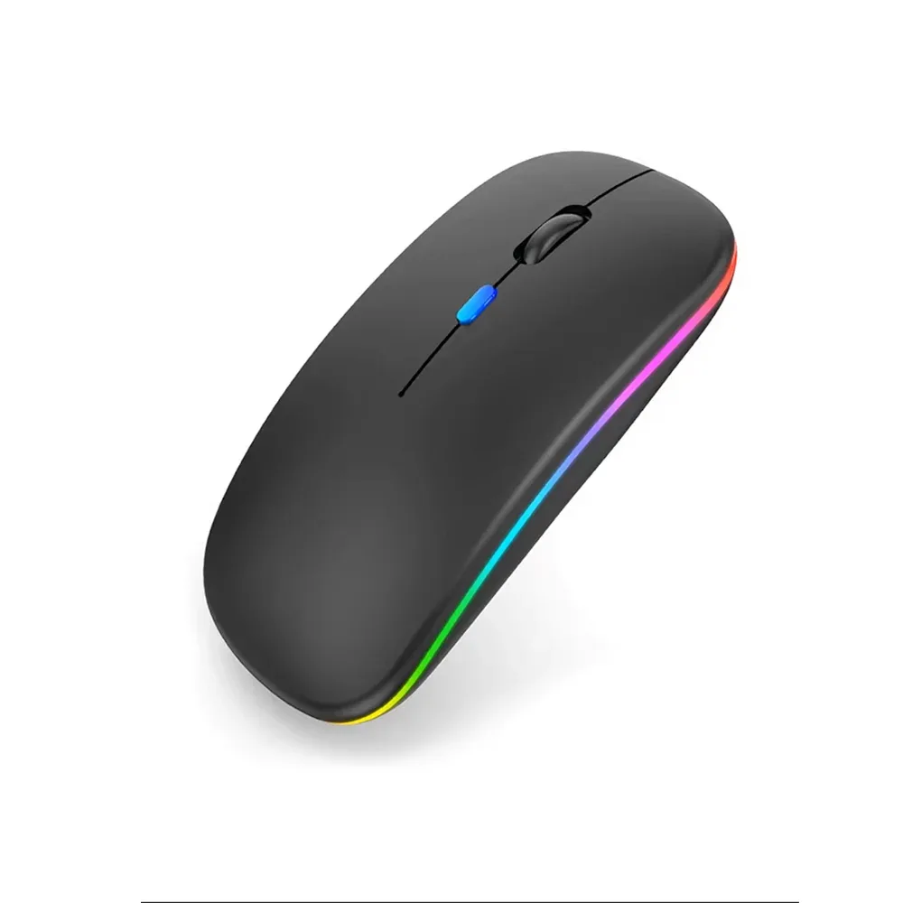 Souris de jeu sans fil rechargeable RGB - Ergonomique et silencieuse 6