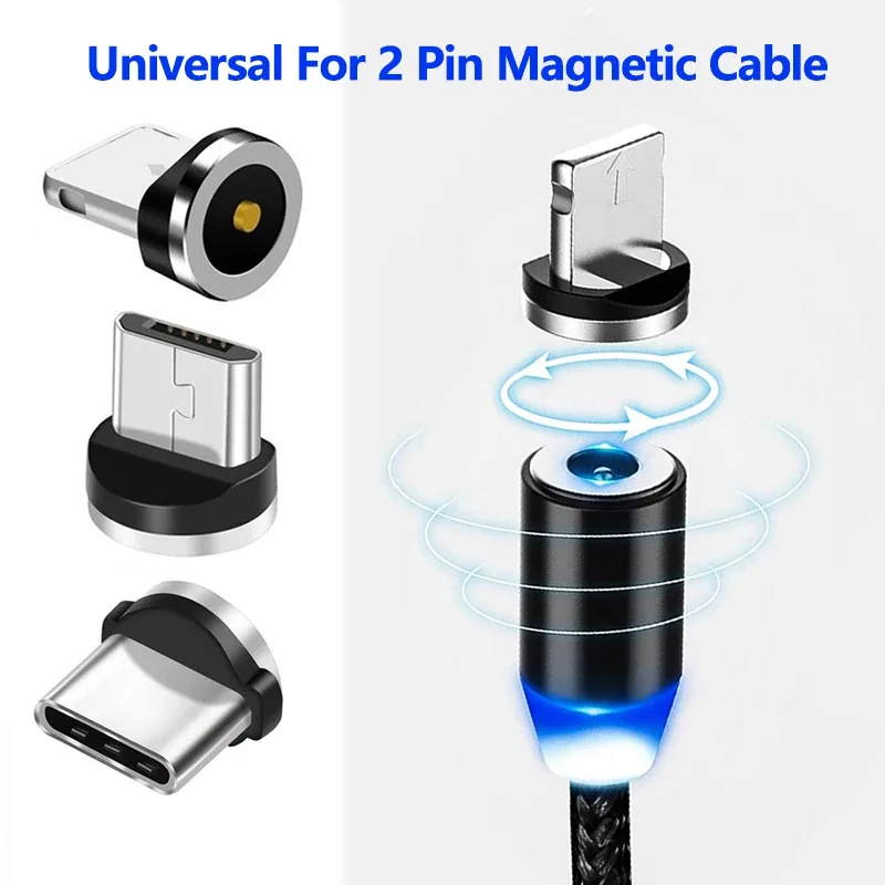 Lot de 6 embouts magnétiques de rechange (Micro USB, USB-C, Lightning) - Image 5