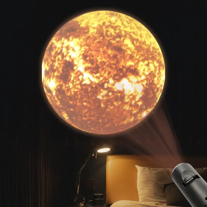 Projecteur de Galaxie et Veilleuse Ciel Étoilé à 6 Motifs (Lune et Terre) - Image 4
