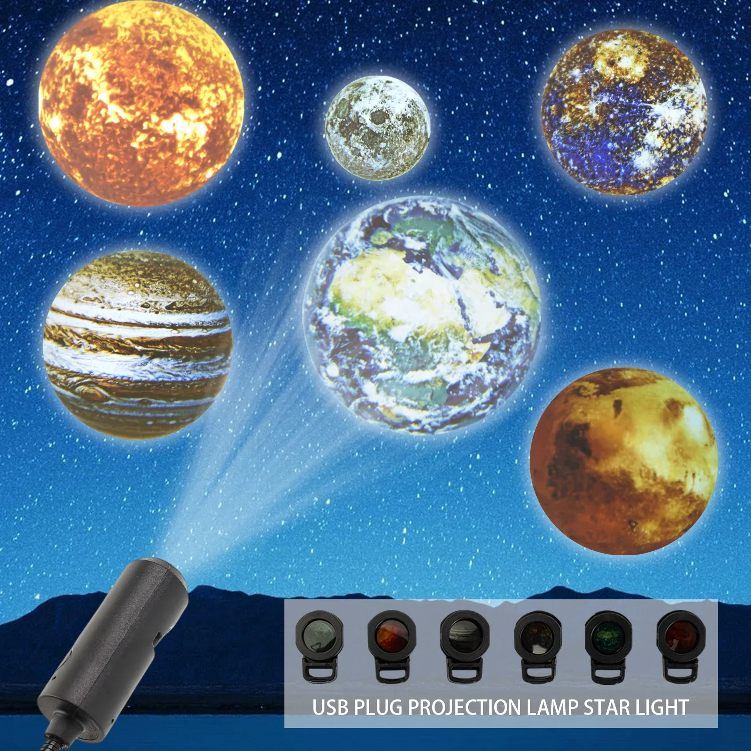 Détail Projection Lune