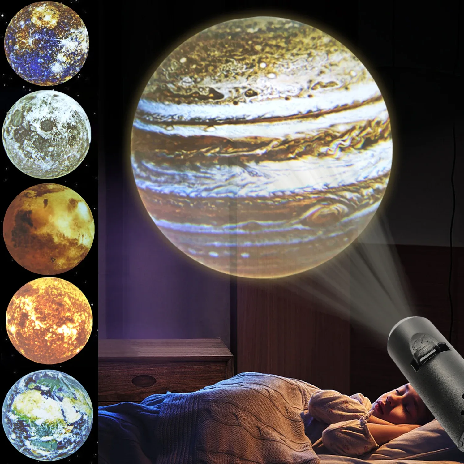 Projecteur Galaxie Lune et Terre