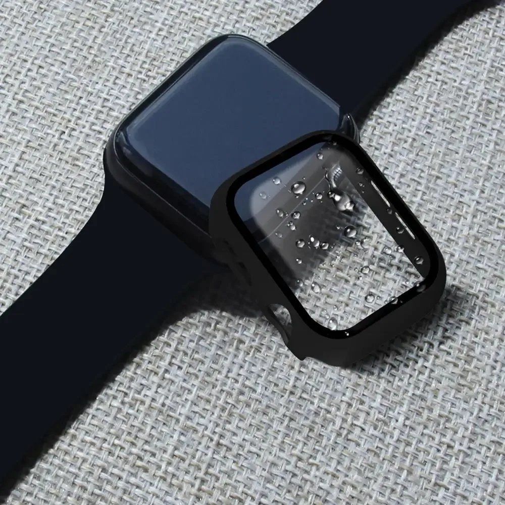 Coque de protection avec verre trempé pour Apple Watch Series 8, 7, 6, 5, 4, 3, SE (38/40/42/44 mm) - Image 6