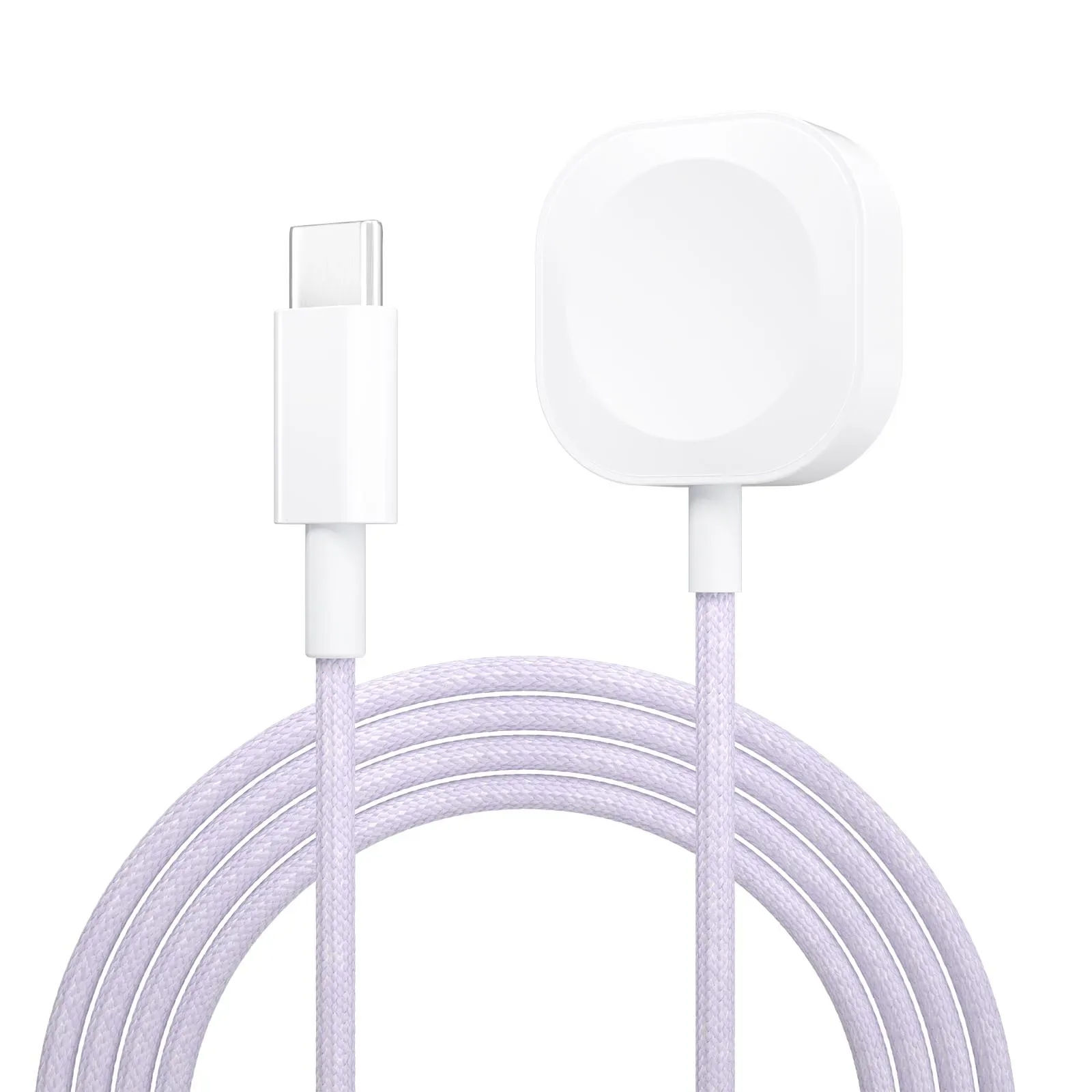 Câble de charge USB-C en nylon pour Apple Watch (Séries 2-9, SE & Ultra) - Image 1