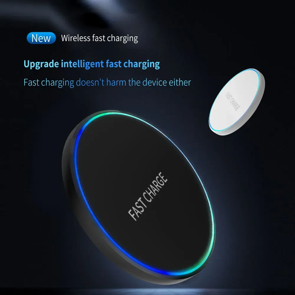 Support de charge sans fil rapide de bureau pour iPhone, Samsung et Xiaomi - Image 2