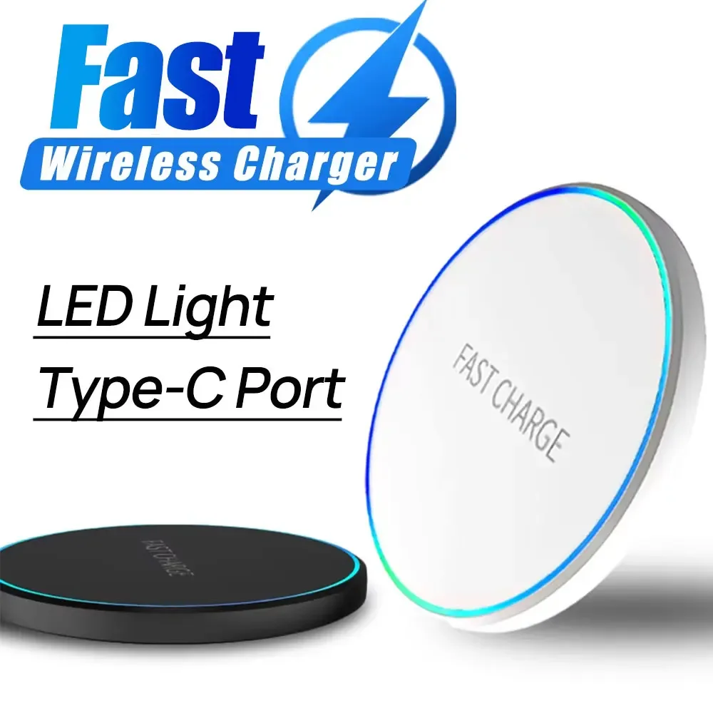 Support de charge sans fil rapide de bureau pour iPhone, Samsung et Xiaomi - Image 1