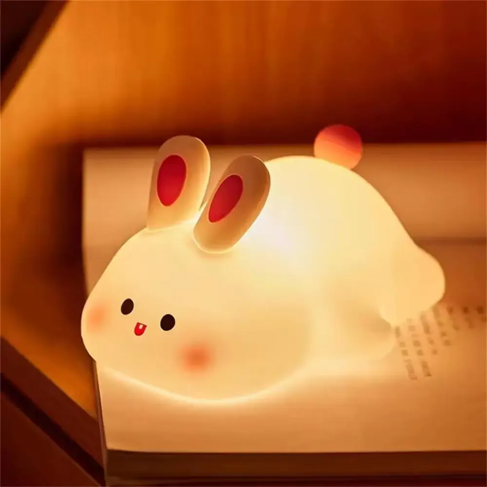 Veilleuse Lapin Tactile Rechargeable pour Enfant 14