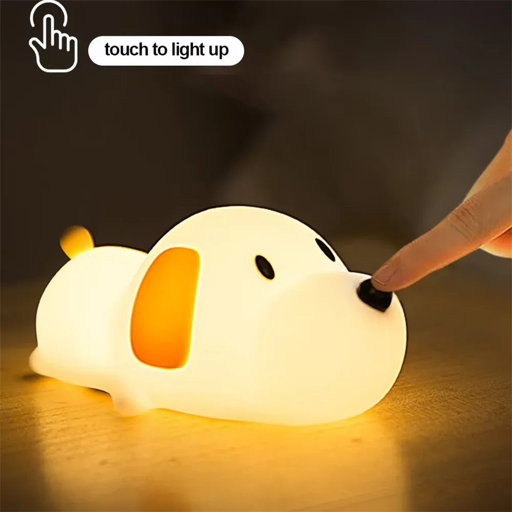 Veilleuse Lapin Tactile Rechargeable pour Enfant 11