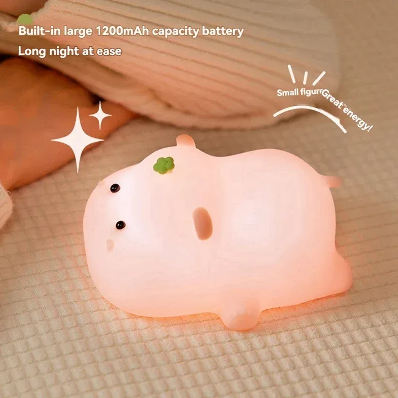 Veilleuse Lapin Tactile Rechargeable pour Enfant 15